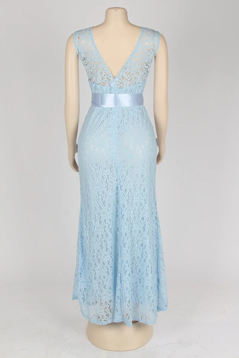 Kostlich Summer Women Long Dress 2017 UK Green Elegant Prom Fashion Casual Ladies Maxi Clothes Evening Party O-Neck Lace Dresses (46)