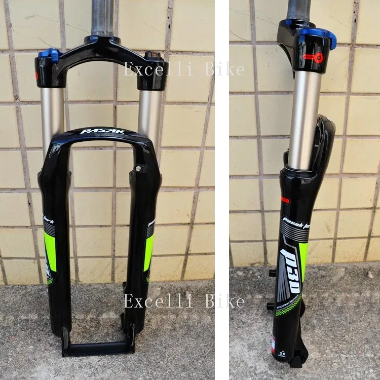 Excelli Locking Suspension Forks Aluminium Alloy Moutain Bike26 27.5 Fork Fat Bicicleta Fork only 2500g Travel 100mm For Disc Brake Bike13