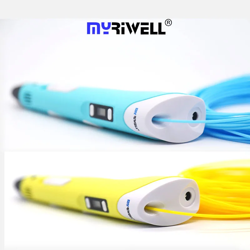 100% оригинальная 3d ручка myriwell для печати с наполнителем из пла и АБС пластика