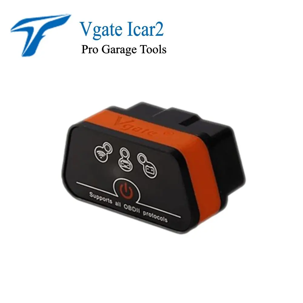 WowCDP Лучшее качество ELM327 Автомобильный сканер Vgate iCar2 Bluetooth ICar2 ELM 327 Поддержка всех