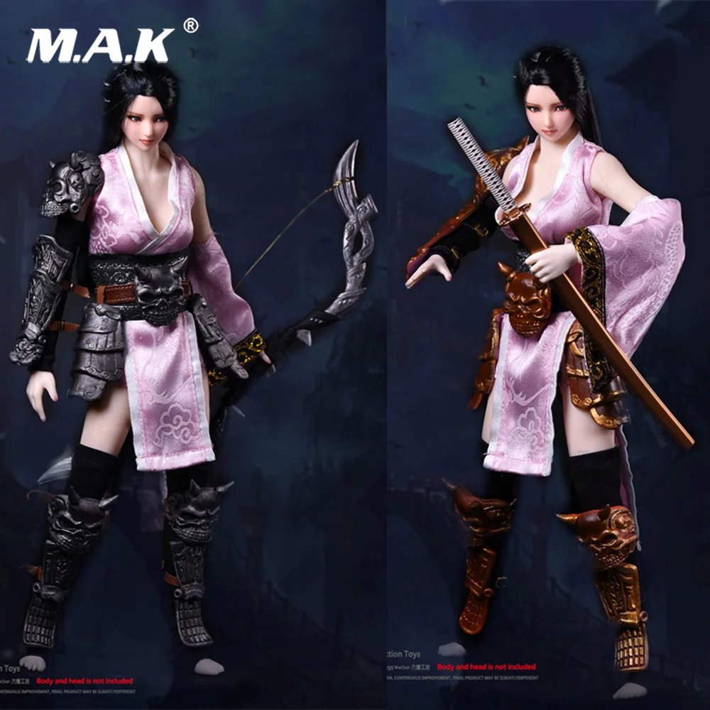 

Collectibles 1/6 Female general Armor Kits War001-A Type Suits Ancient Armor Clothing Set With Head For 12" Girl ody Do