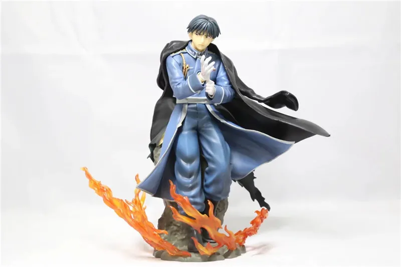 New 22cm Fullmetal Alchemist Roy Mustang PVC Action Figure Model Toys Anime Figuras Dolls Brinquedos Cosplay Gift  (1)