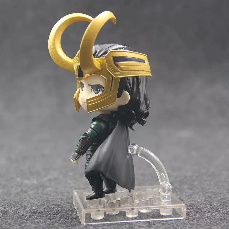 Фильм рисунок 10 см Мстители одежда «Супергерои» Nendoroid Тор Ragnarok Локи 866 ПВХ фигурку Коллекционная модель игрушка в подарок