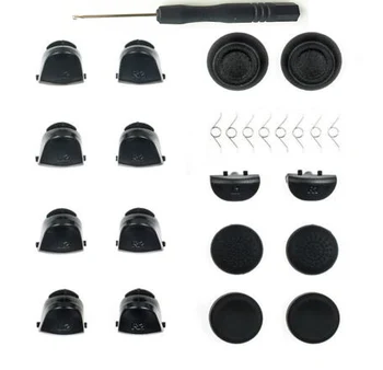 

PS4 Repair Kit L1R1 L2R2 Trigger Buttons Springs Joystick Thumbstick Cap Silicone Grip Caps Screw Drivers For PS4 Controller