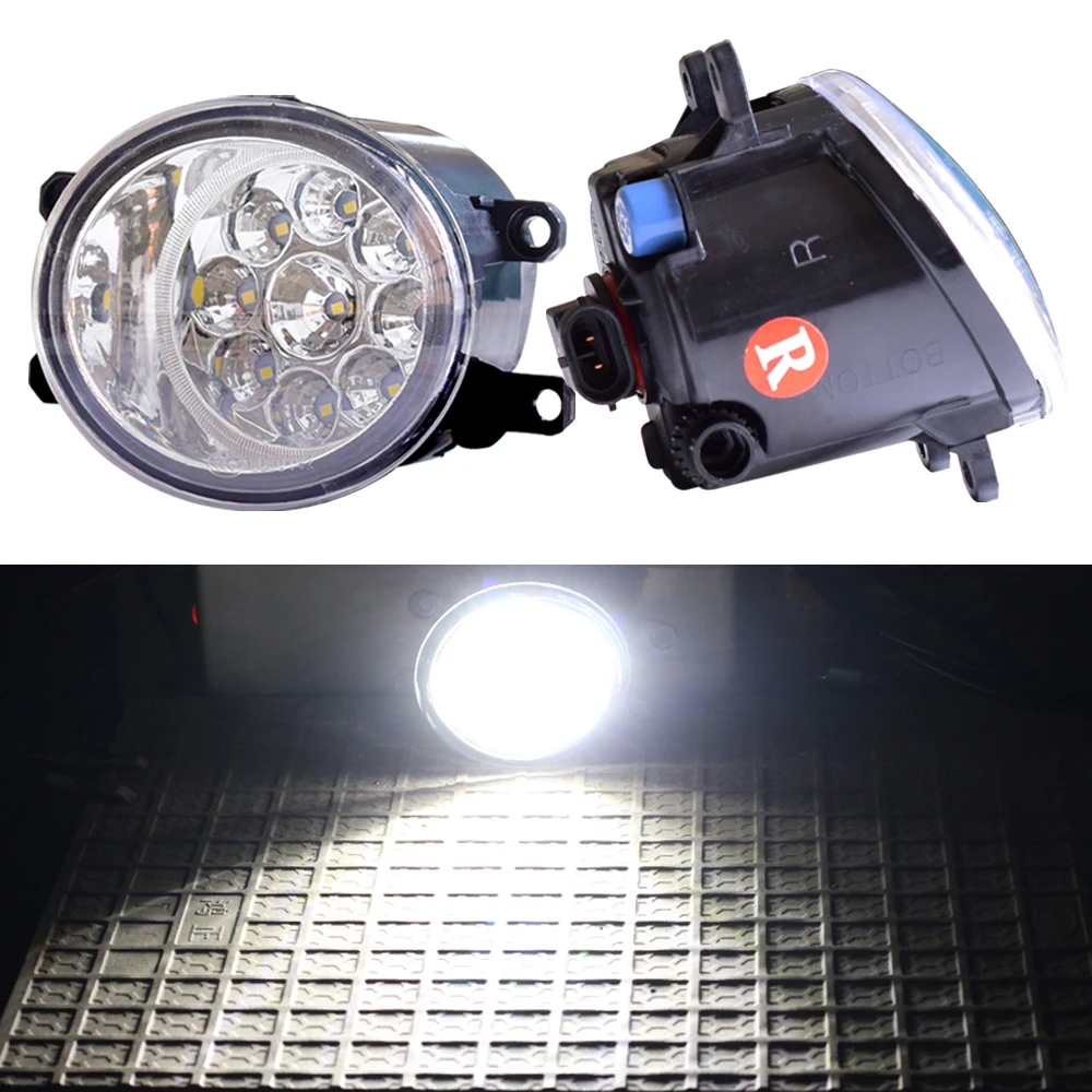 

High Brightness 12V 90mm Round Fog Lamps Car Daytime Running Light DRL LED Lamp For Toyota Verso S MPV NLP12 NCP12 NSP12 2011