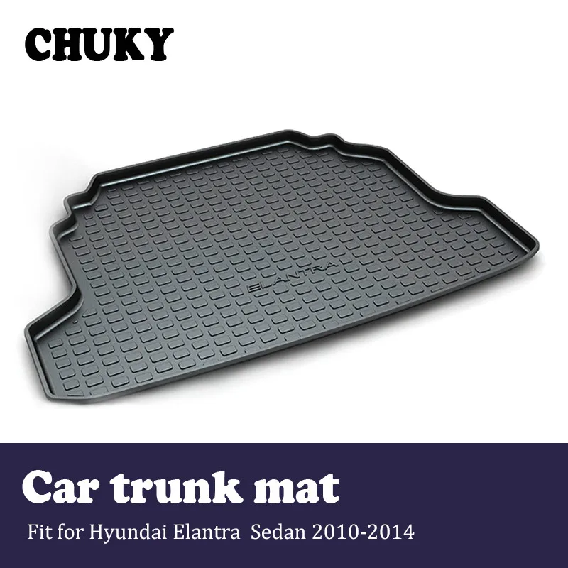 

CHUKY For Hyundai Elantra Sedan 2004-2017 Car Cargo rear trunk mat Styling Boot Liner Tray Waterproof Anti-slip mat Accessories
