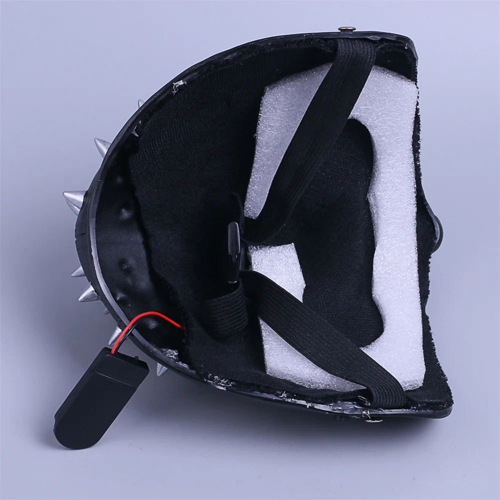 Watch Dogs 2 Mask Marcus LED Light Mask Rivet Face Mask Cosplay Handmade Mask8