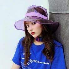 Женская шляпа в рыбацком стиле, модная женская шляпа в рыбацком стиле с козырьком, однотонная женская пляжная Водонепроницаемая шляпа от солнца и дождя, пластиковые повседневные кепки с широкими полями