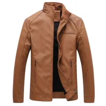 2019 New Arrival Mens Winter Pu Leather Jacket Men Warm Fleece Lined Slim Fit Jackets and Coats Faux Leather Big Size 5XL 6XL