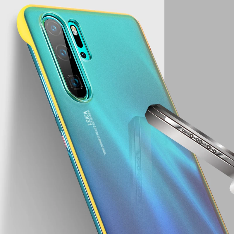 На honor 20 Бескаркасный чехол для huawei p30 pro lite чехол без оправы p30pro p 30 honor 20 Матовый Жесткий чехол для телефона с веревкой