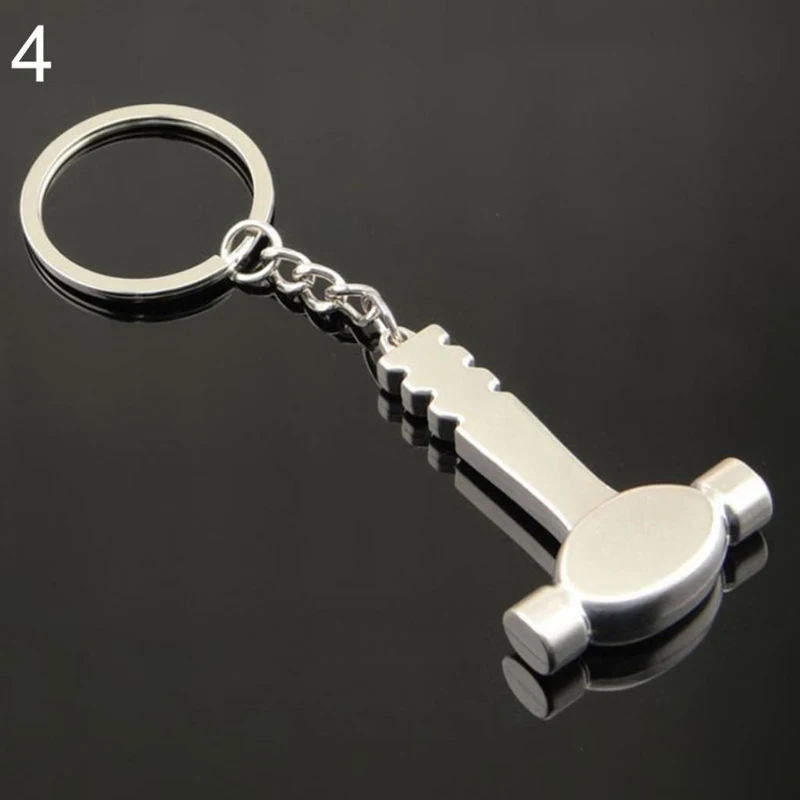 1 Pcs Keychain Multi Tools Key Chain Hex Wrench Vise Hammer Shovel Key Chain Pendant Men Present Party Gift For Boyfriend Father - Color: 4