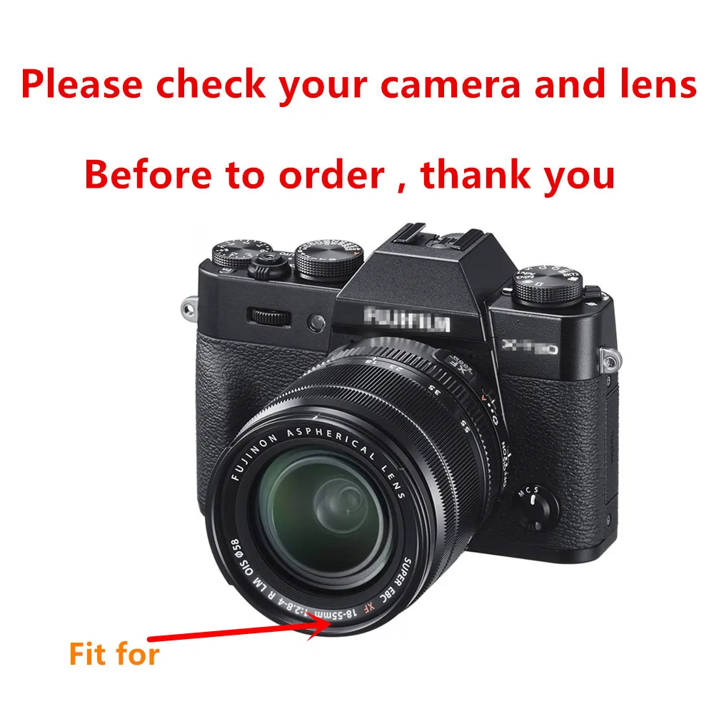 58 мм Комплект фильтров UV CPL ND4+ светозащитная бленда объектива+ Кепки+ чистящая ручка для ЖК-дисплея с подсветкой Fujifilm X-T30 X-T20 X-T10 X-T3 X-T2 X-T1 с фирменнй переходник для объектива Canon 18-55 мм объектив