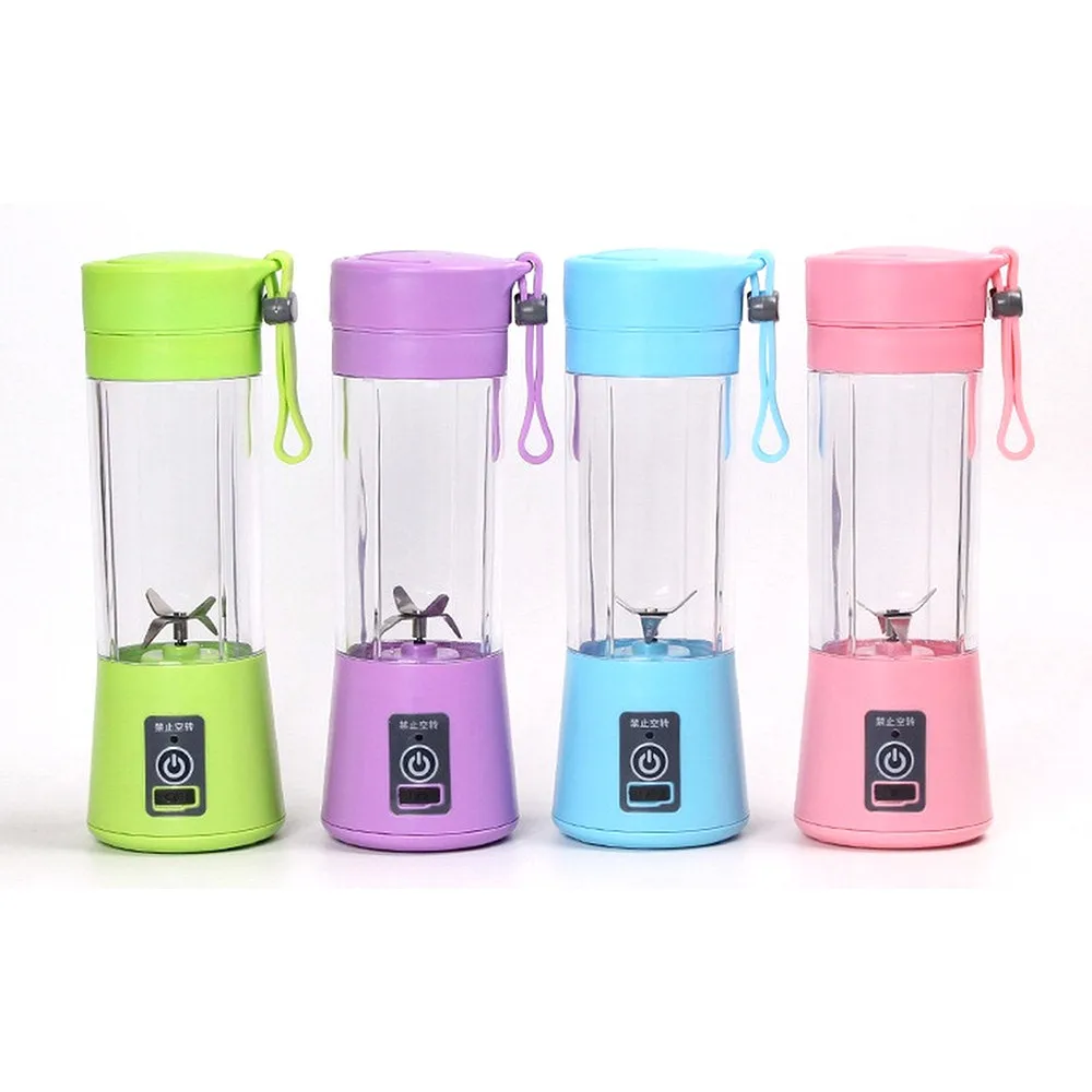 

400ml Portable Juice Blender USB Juicer Cup Multi-function Fruit Mixer Six Blade Mixing Machine Smoothies Baby Food Blenders