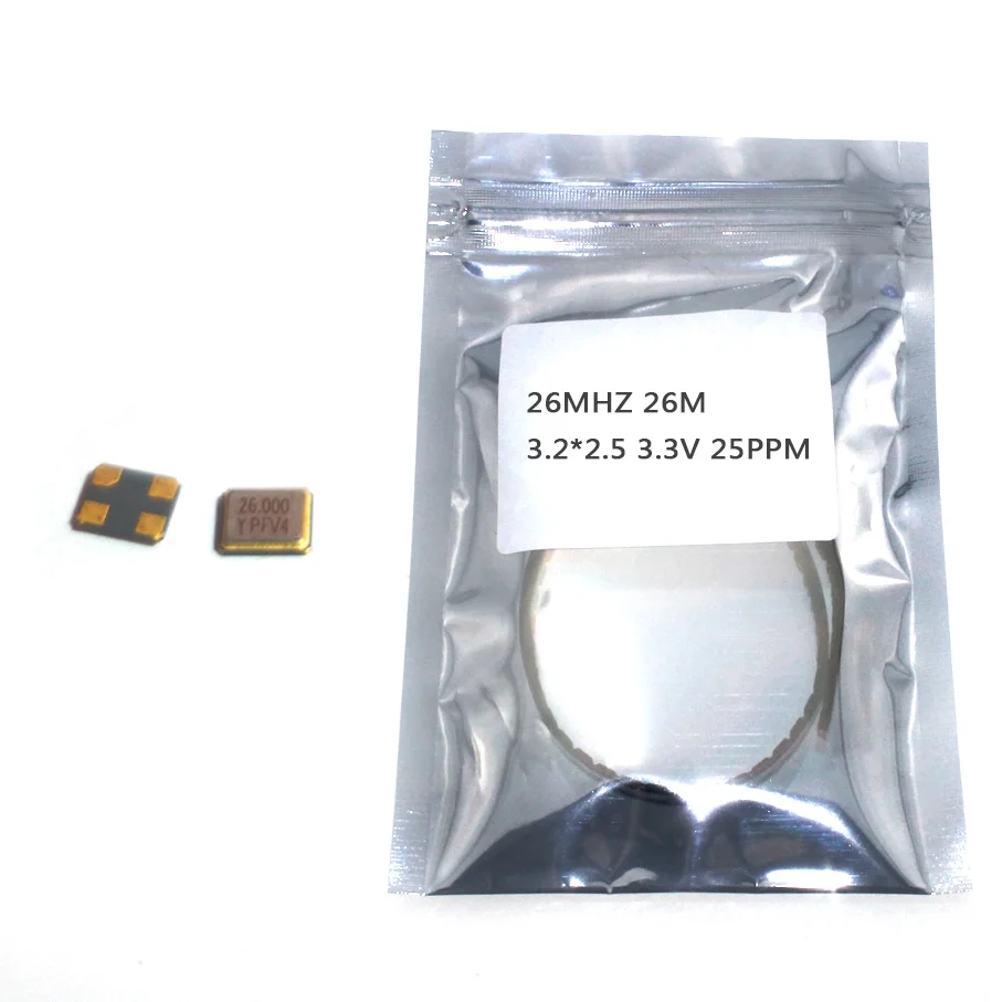 

10pcs SMD 3225 active crystal oscillator OSC 26MHZ 26M 3.2*2.5 3.3V 25PPM