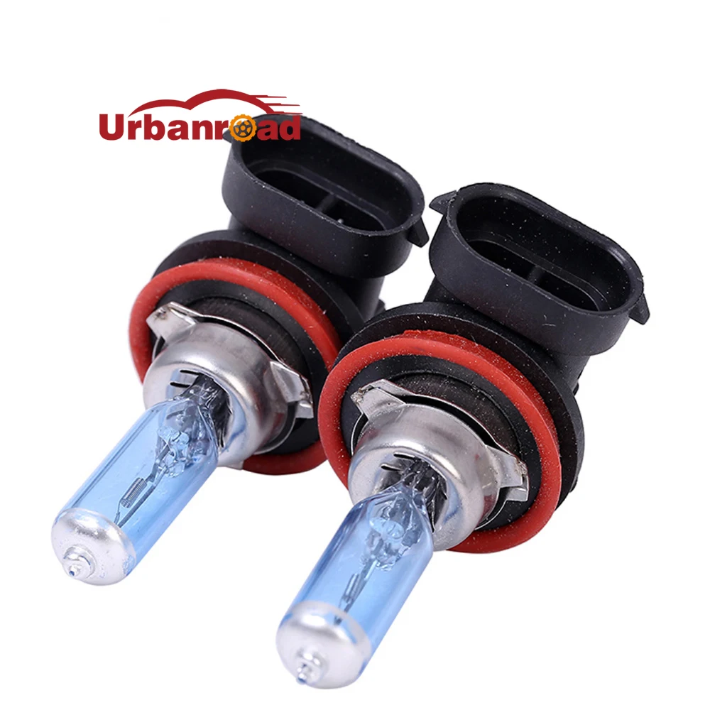 2pcs 55W  H11 12V 6000K Car Fog Light Bulb Lamp Super White Halogen Xenon Car Auto Head Lamp Cars H11 Car Styling Free Shipping