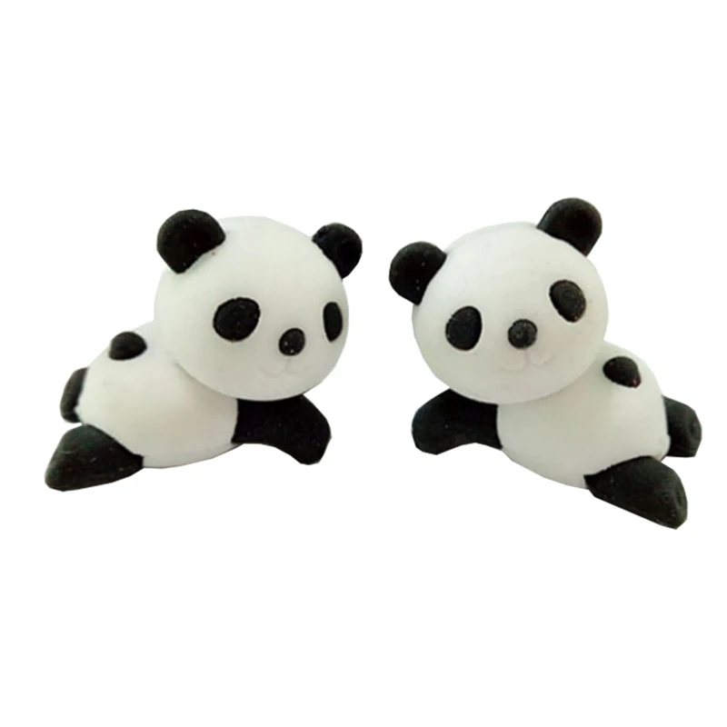 1 шт. милые животные 3D панда резиновый ластик креативные принадлежности Kawaii школьные принадлежности подарок для девочек детские игрушки