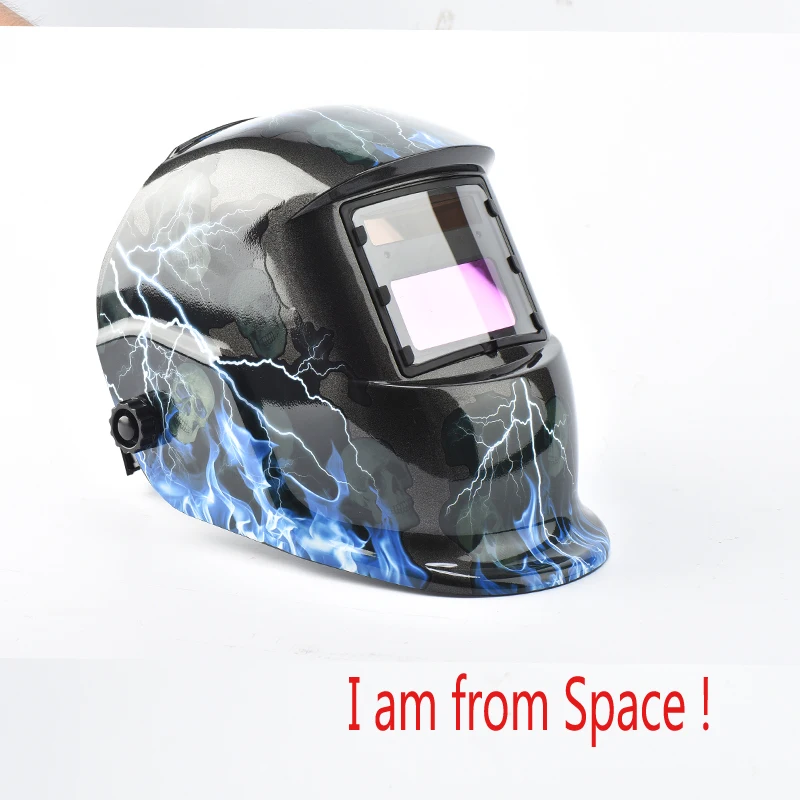 Solar Auto Darkening Thunder Welding Helmets Electric Hood Mask Tig,Mig Arc  Face Shields  Top Quality Free Shipping