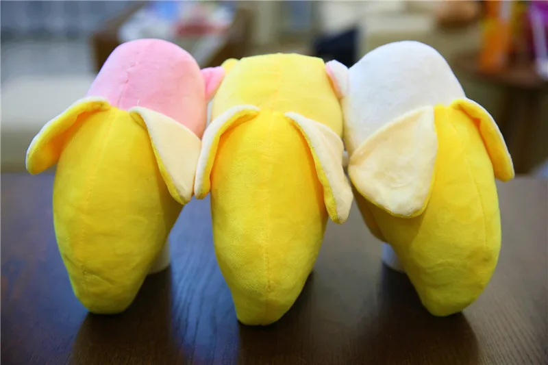 2017 New 20cm Banana Cat Plush Toys Kawaii Anime Cartoon Kitty Neko Dolls Baby Kids Friends Gift 6pcslot  (6)
