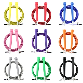 

Jump Rope Steel Wire PVC Handle Racing Jumping Ropes Body Building Fitness Accessories