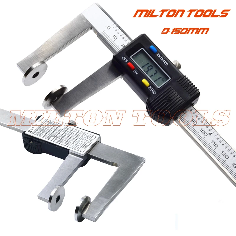 0-150mm 6inch Plate Anvil Digital Caliper thickness digital caliper with large measuring face | Инструменты