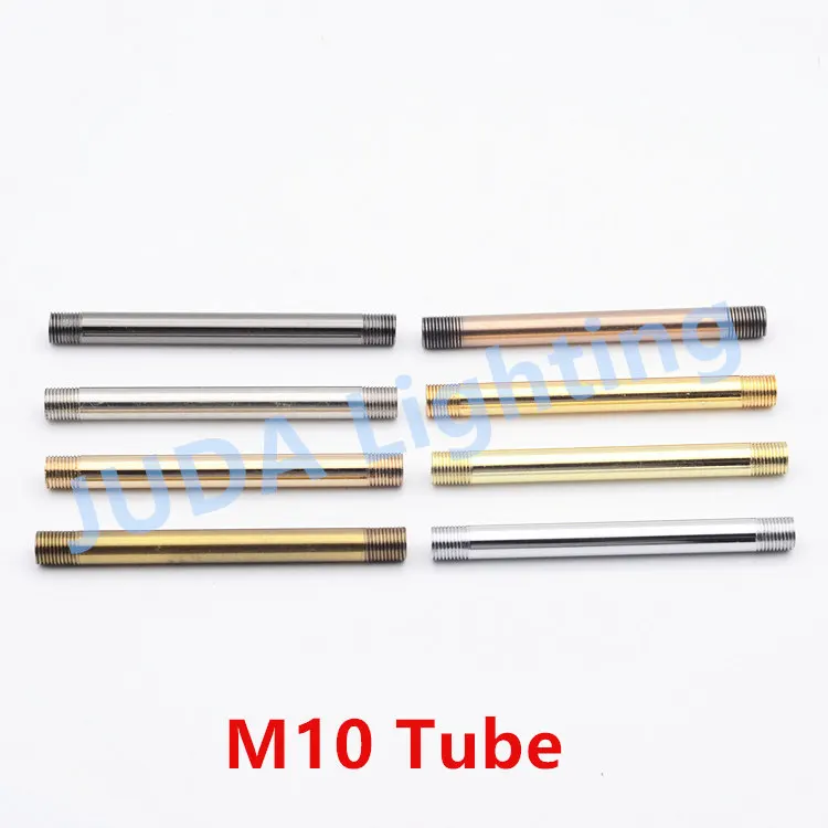 

M10 lamp tooth tube M10 thread pipe tube for led chandeliers pendant light lamp base connection tube Colorful tube for wall lamp