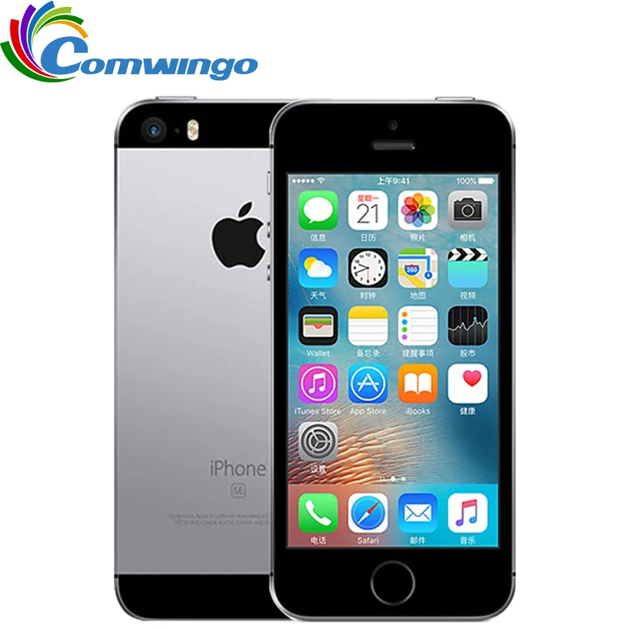 Original Unlocked Apple iPhone SE 2GB RAM 16G/32G/64GB ROM Mobile Phone A9 iOS 9 Dual Core 4G LTE 4.0'' Fingerprint Smartphone Original Unlocked Apple iPhone SE 2GB RAM 16G/32G/64GB ROM Mobile Phone A9 iOS 9 Dual Core 4G LTE 4.0'' Fingerprint Smartphone