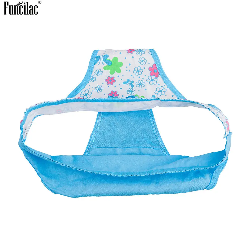 FUNCILAC Underwear Women G String Sexy Seamless Underpant Floral Print Grils Low Waist Patchwork Bfifes Bikini Panties(1 Piece)