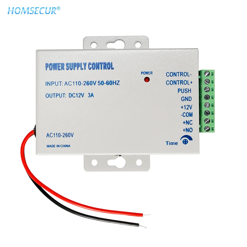 HOMSECUR Доступ Двери Питание Управление DC 12 В 3A/AC 110~ 260 В Высокое Качество