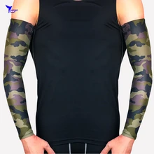 2 шт. Защита от солнца УФ UPF50+ рукав для велоспорта камуфляжная печатная MTB велосипедные налокотники для велосипедистов гетры для бега баскетбольная рука поддержка