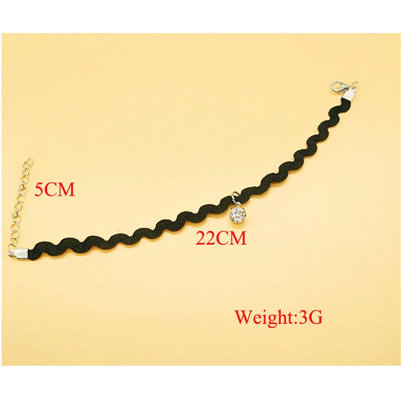 Qevila Fashion Anklet for Women Foot Jewelry Summer Beach Crochet Black Ankle Bracelet Sandal on leg Female Bohemian Accessories (6)