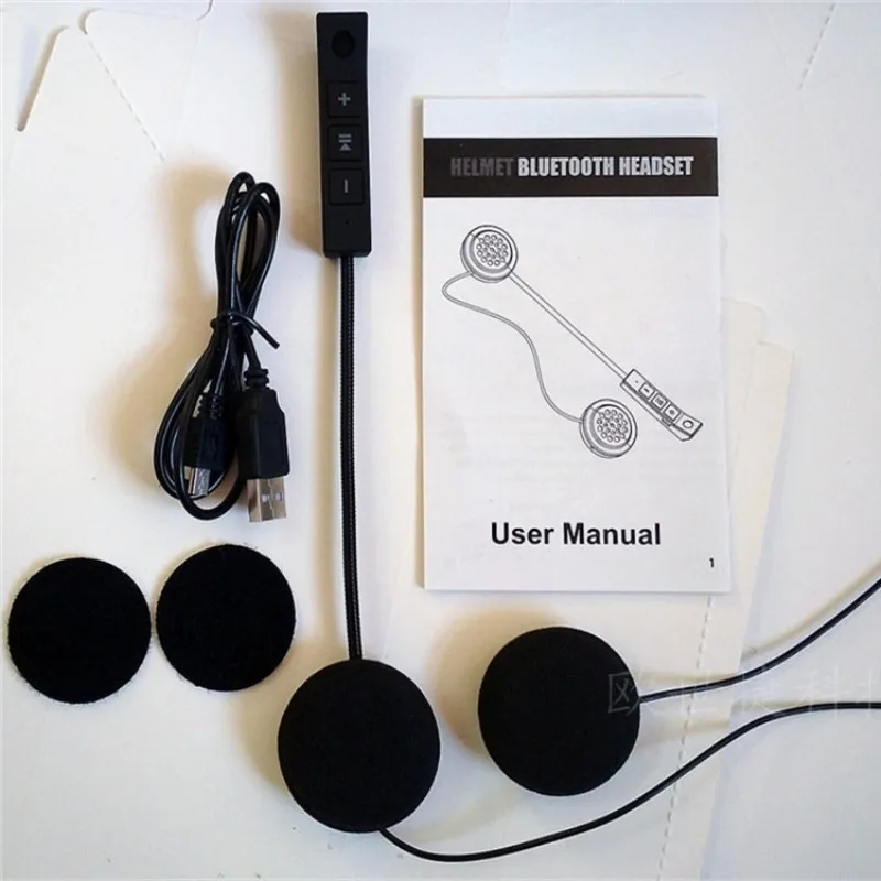 Новый мотоциклетный Bluetooth шлем гарнитуры Интерком Анти помехи для