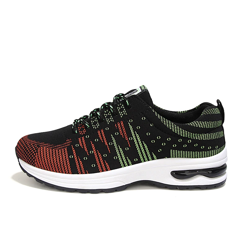 Hombre Red Confortable 2018 Respirant Mocassins Chaussures Mivnskve Dentelle Casual Zapatillas Maille Coussin orange Up black D'air Hommes x7TCwwHq6