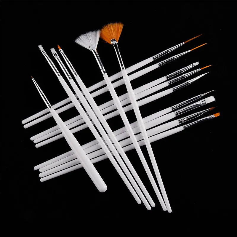 Rosalind 15 PCS Nail Art Decorations Brush Set Tools Professional