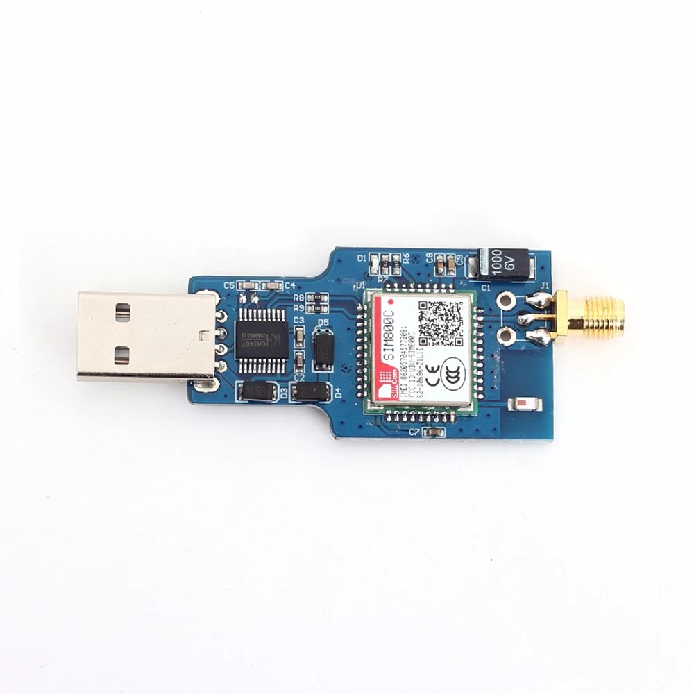 USB к GSM GPRS SIM800C беспроводной Bluetooth компьютерное управление вызов с антенной Беспроводной модуль четырехдиапазонный