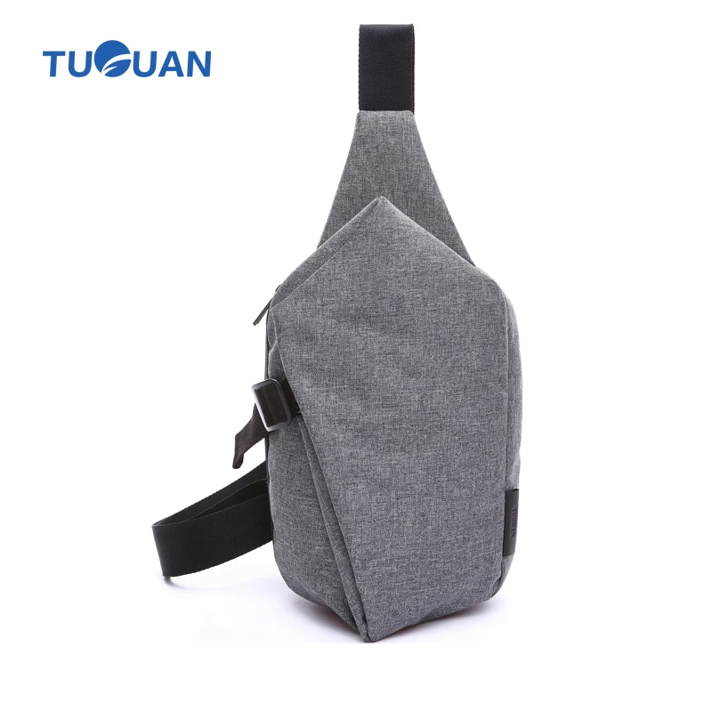 Tuguan Men Chest Pack Sling Bag Designer Brands Wholesale Canvas Casual Crossbody Shoulder Bag ...