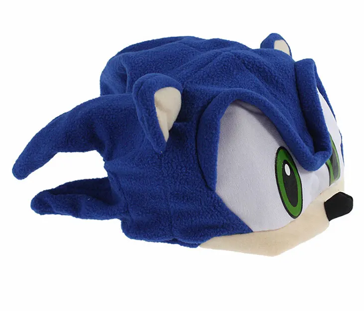 Флисовая шапка OHMETOY Sonic Ежик для косплея игрушки X FS аниме плюшевая шапочка