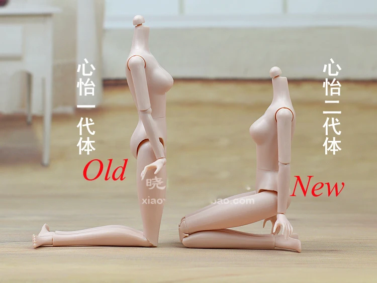 2019 Новый 3D Глаза Макияж ню голые кукла Синьи/фиолетовые длинные волосы