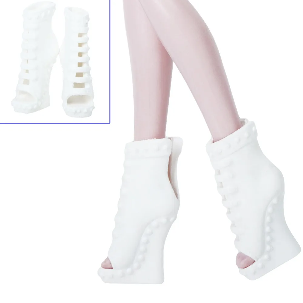 Обувь высокого качества модные ботинки на высоком каблуке в смешанном стиле Разноцветные аксессуары для сандалий для куклы монстра Хай 1" кукольный домик