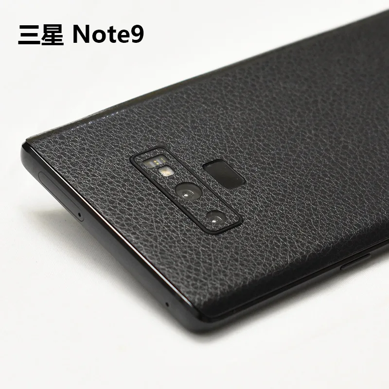 Зернистая кожа задняя пленка полное покрытие для samsung Galaxy Note 9 матовый