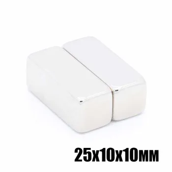 

5pcs 25x10x10 mm Very Strong Neodymium Block Magnets 25x10x10 mm N35 Grade Powerful Magnet Permanent Magnet 25 x 10 x 10 mm