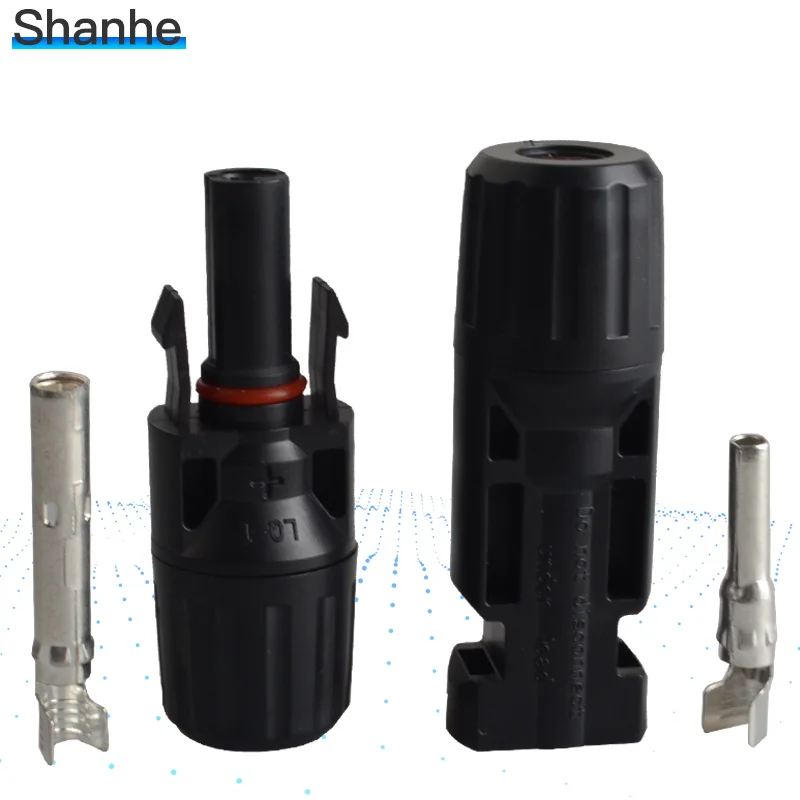 

MC4 Male + Female M/F Connectors Set for PV Solar Panel Cable Accessories 30A