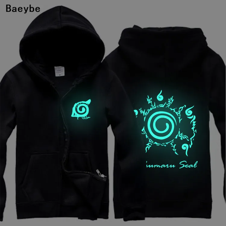 naruto glow in the dark hoodie