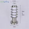 Outdoor Waterproof Path Light,L30cm L45cm Stainless Steel + White Acrylic Shade Outdoor Post Lamp,Rust-proof E27 Pillar Lighting 2