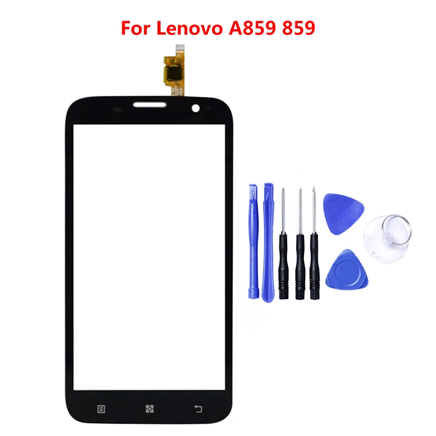 Сенсорная панель Zerosky для Lenovo A859 сенсорный экран переднее стекло датчик запасные