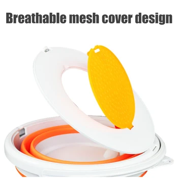 

2019 Newly Collapsible Plastic Bucket Pail Fishing Bucket Portable Outdoor Travelling Bait Buckets with Lid MSD-ING