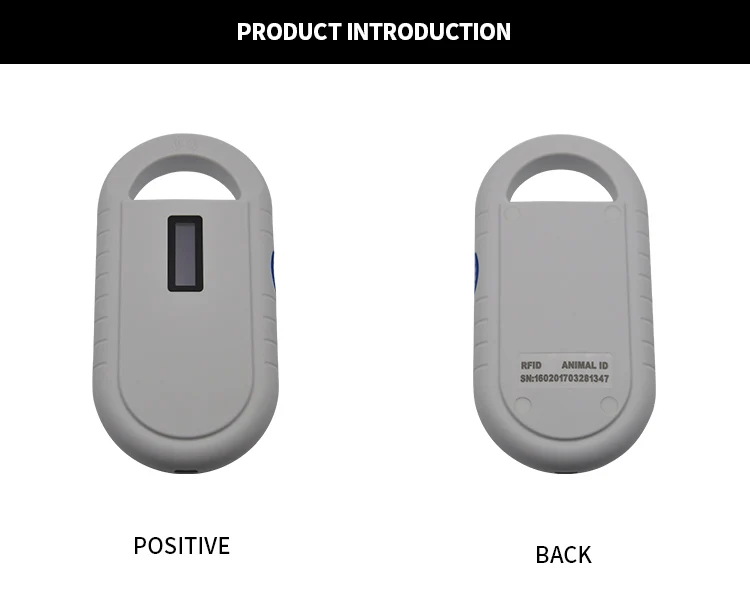 Низкие частоты FDX-B животных rfid-считыватель микрочип сканер + 10 шт. 1,4*8 мм Iso11784/5 Fdx-b rfid собака животных микрочипы