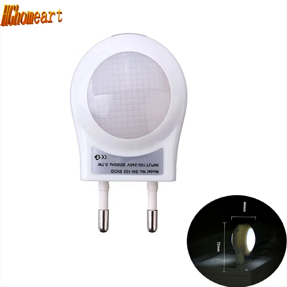 

baby room night led light EU Plug nightlight children's AC110V-220V 0.7W night light Control Auto sensor night lights