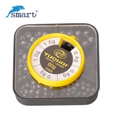 Умные 79PcsX2Boxes круглые раскол свинцовые вес Pesca Acesorios рыболовные снасти свинцовые падения рыболовные грузила Наборы рыболовные аксессуары