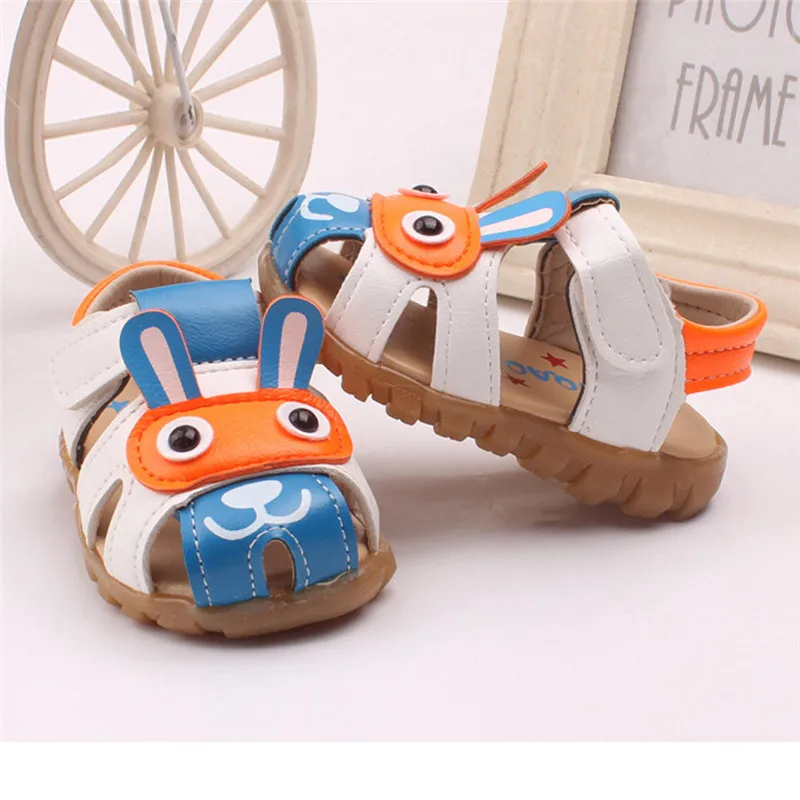 baby shoes boys sandals Toddler Kids Baby Boys Summer Shoes With Flashing Lights Sandals Cartoon Shoes #4M02