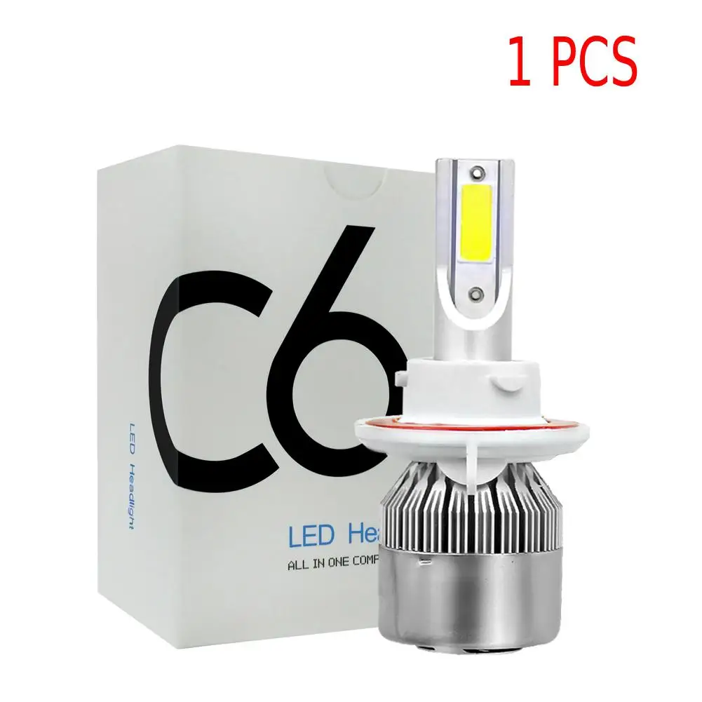 

Adeeing 1PC Universal High Power Auto Bulbs C6 Car LED Headlights - 6000K - White Light Travel Car Night Light Supplies